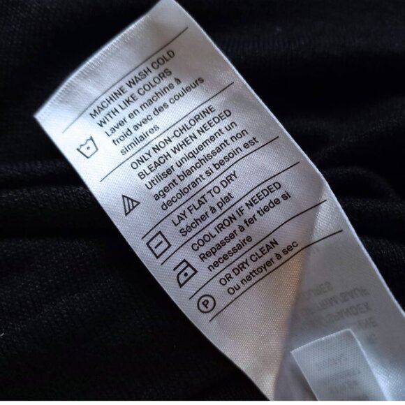 Vince Black Mock Neck Sleeveless Top - Size L - Picture 8 of 10